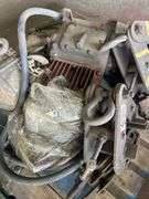 Pallet of Overhead Hoist and Clamps
