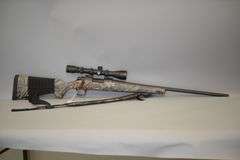 Remington Model 700 Bolt Action Camo Rifle In .243 WIN Caliber,