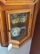 Wood Regulator Wall Clock with Pendulum