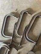 6 Metal C-Clamps