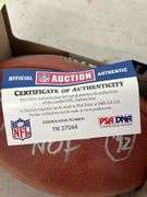 Lem Barney Detroit Lions Signed NFL Football