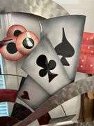 Whimsical Metal Wall Art - Darts, Dice, Cards & More