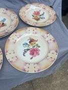 Set of Four Bavaria Floral Plates