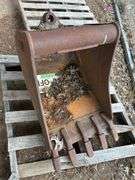 Rusty Excavator Bucket Attachment