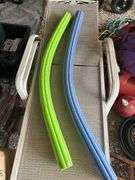 Lawn Lounger and Blue Foam Board