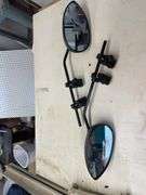 Set of Black Clamp-On Towing Mirrors