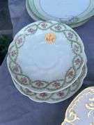 Collection of Decorative Plates with Floral Designs