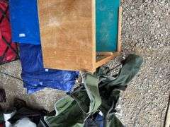 Adventuridge Camping Chair & Small Wooden Table