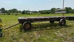 WAGON W/ JOHN DEERE RUNNING GEAR