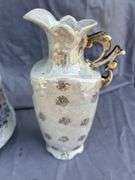 Decorative Porcelain Jar and Pitcher