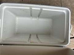 Coleman Cooler with Heater and Propane Tank