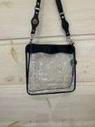 Myra Bag Clear Stadium Approved Tote with Leather Trim
