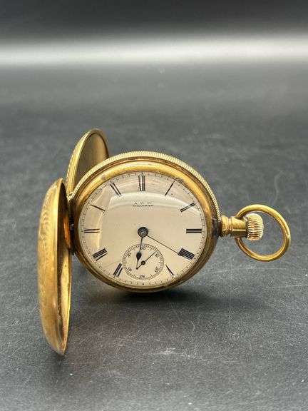 A.W. Co. Waltham Gold-Filled Pocket Watch image