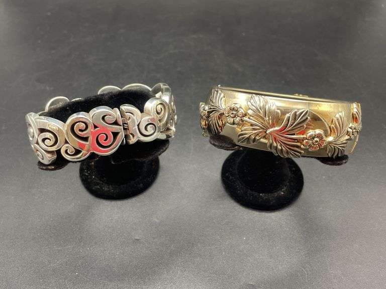 Two Designer Bracelets: Brighton and Floral Motif image