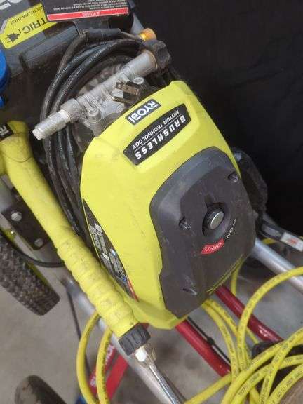 Modified Sun Mountain Speed Cart V1 with Ryobi Electric Pressure Washer