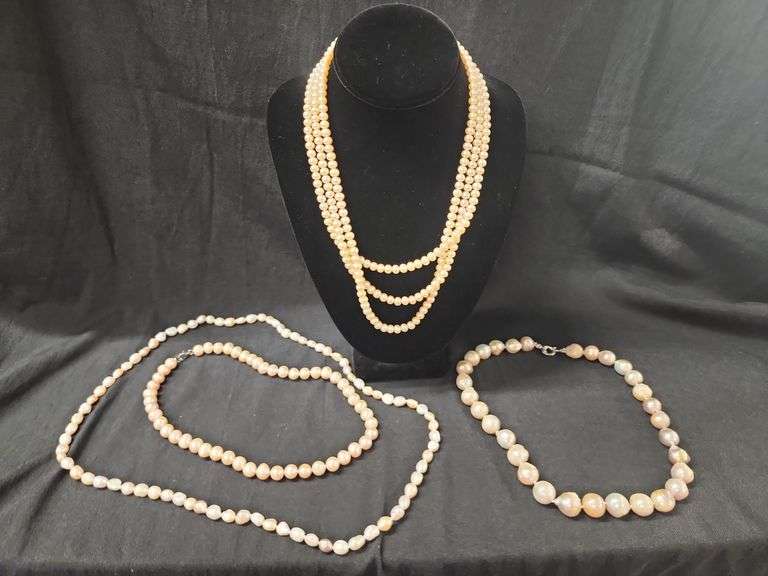 Group of Freshwater Pearl Necklaces image