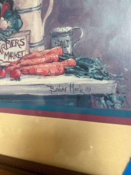 Framed Prints - Food Still Life Themes - Set of 4