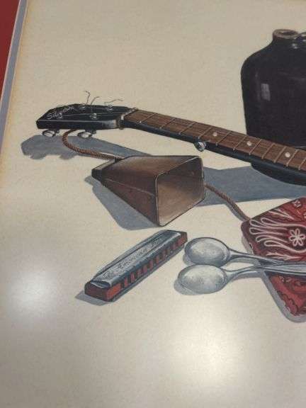 Donnie Firkins 'Bluegrass' Framed Print