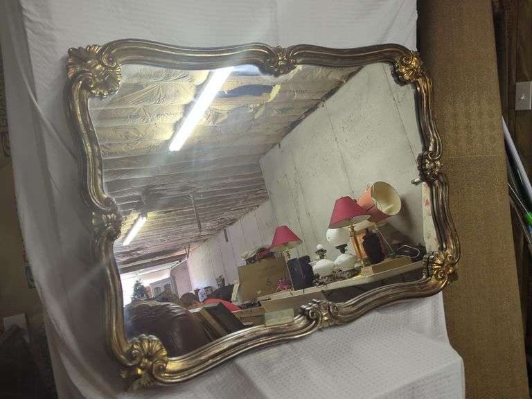 Ornate Framed Wall Mirror