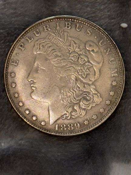 MORGAN SILVER DOLLAR REPLICA 1889 image