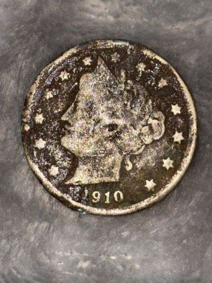 LIBERTY V NICKEL 1910 image