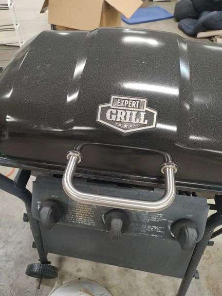 EXPERT GRILL - 3 BURNER GAS GRILL WITH TANK