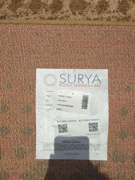 Surya 'Riley' Area Rug, Modern Geometric Design