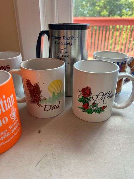 Mixed Lot of Collectible Coffee Mugs - Various Designs