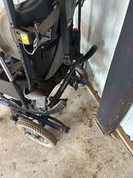 Quickie Wheelchair - Black and Blue