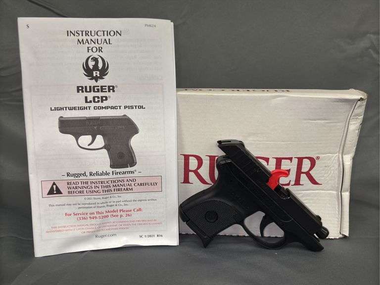 Ruger LCP .380 Auto Pistol with Box and Manual