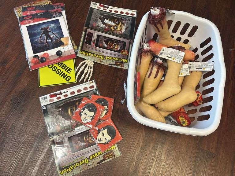 Halloween Party Decoration Lot - Stranger Things, Severed Limbs, and More!