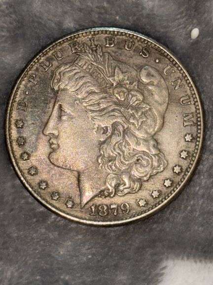 MORGAN SILVER DOLLAR REPLICA 1879 image