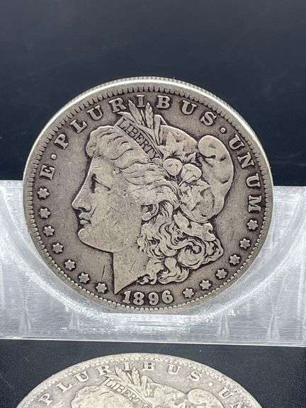 TWO MORGAN SILVER DOLLARS