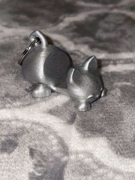 3D PRINTED CAT CELL PHONE HOLDER  CELL PHONE NOT INCLUDED image