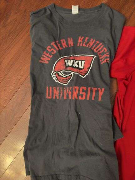 THREE MEN'S XL WESTERN KENTUCKY UNIVERSITY SHIRTS