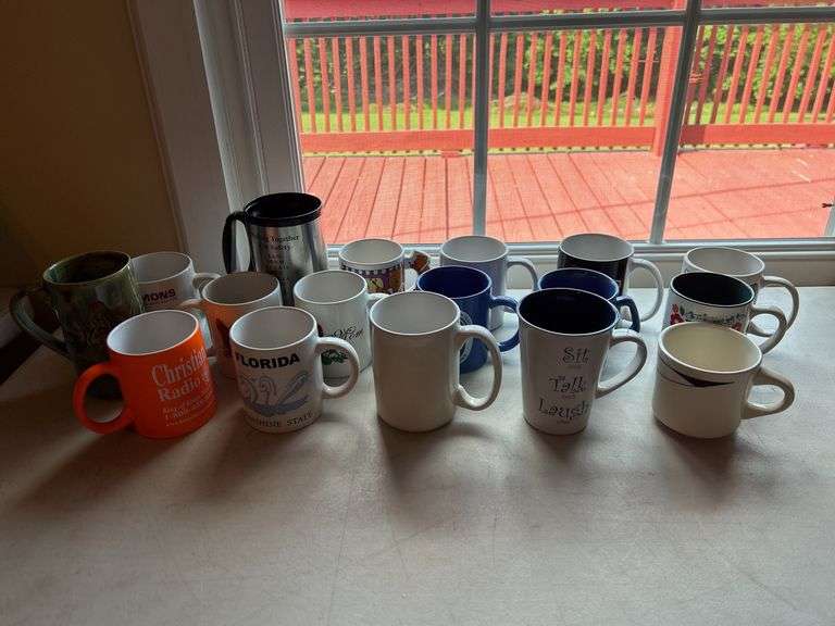 Mixed Lot of Collectible Coffee Mugs - Various Designs image