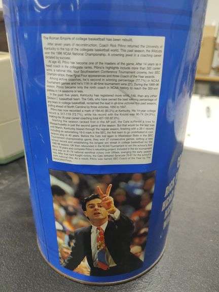 KENTUCKY WILDCATS 95-96 NATIONAL CHAMPION CAN GOLDEN FLAKE CHIPS