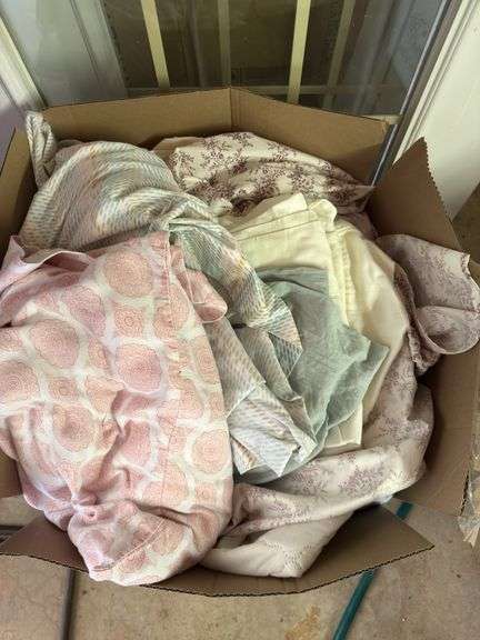 Assorted Bedding Lot - Sheets, Comforter, Quilts image