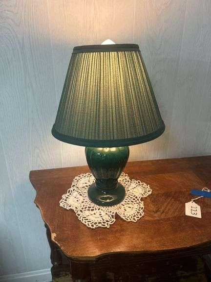 Accent Table with Lamp
