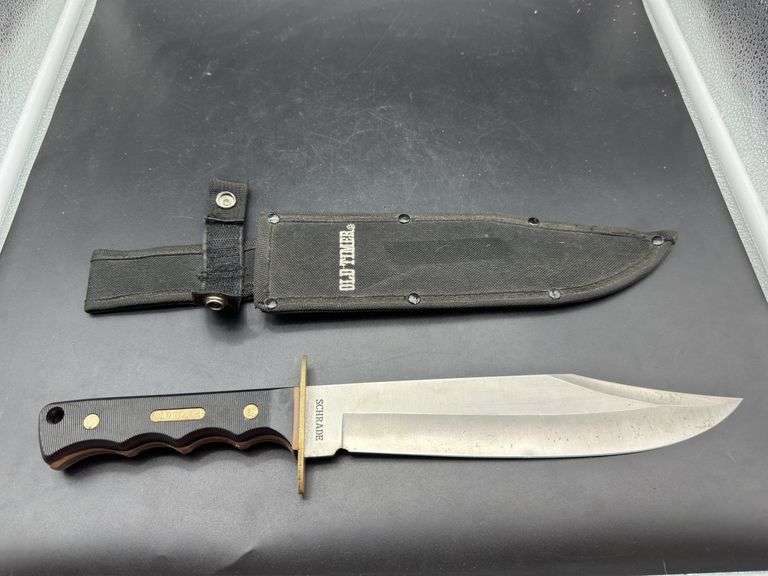 Schrade Old Timer Bowie Knife with Sheath