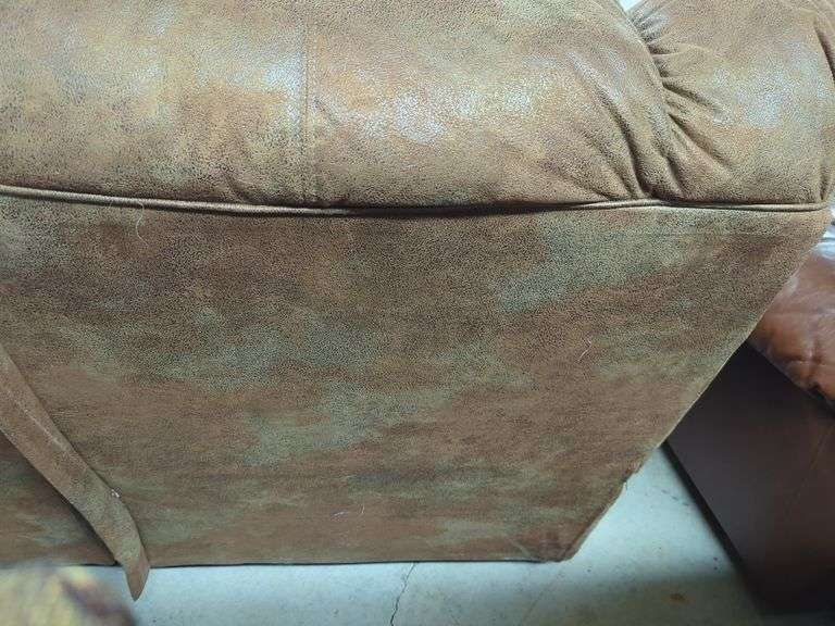 Brown Reclining Loveseat