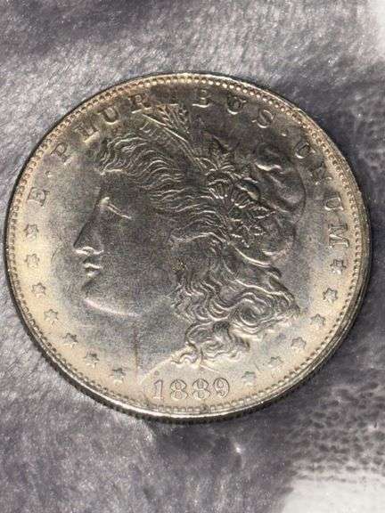MORGAN SILVER DOLLAR REPLICA 1889 image