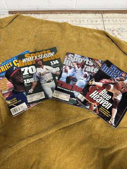 3 SPORTS ILLUTRATED, 1 SPORTSCARD PRICE GUIDE image