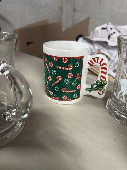 Collection of Holiday-Themed Coffee Mugs