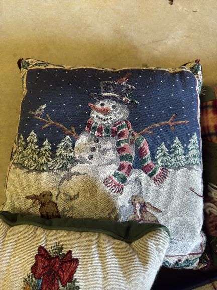 Assorted Decorative Holiday Throw Pillows (Lot of 6)