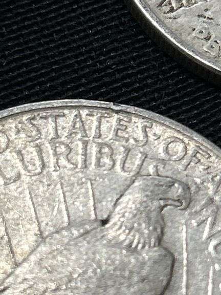Three 1922 Peace Silver Dollars