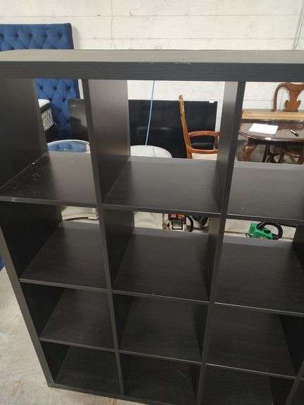 16 CUBE STORAGE SHELF BLACK - 58X16X58