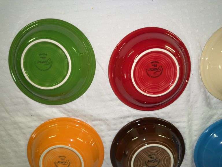 Fiesta Ware Small Bowls - Set of 8 Assorted Colors