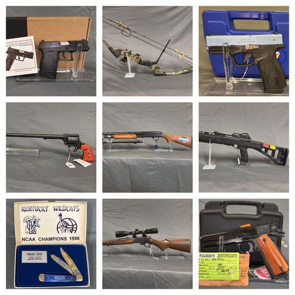 Firearms and Knives at Absolute Online Auction