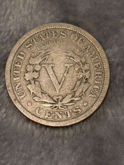 LIBERTY V NICKEL 1907